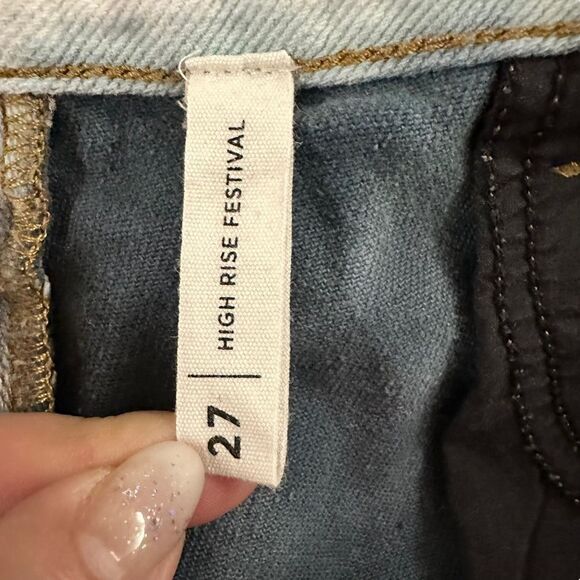 PacSun ~ High Rise Festival Tie Dye Cutoff shorts ~ size 27 - Picture 8 of 12